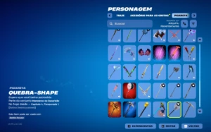 Conta fortnite barata com 60 skins, com passe ativo