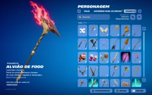 Conta fortnite barata com 60 skins, com passe ativo