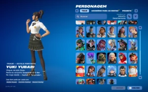 Conta fortnite barata com 60 skins, com passe ativo