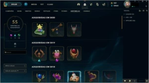 Conta de league of legends LOL