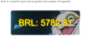 Conta de league of legends LOL