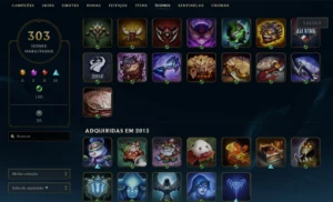 Conta LoL Full Acesso - 162 Champs e 148 Skins - Main Draven - League of Legends