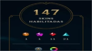 LEVEL 304/TODOS OS CAMPEÕES/ 70663 EA/ 154 SKINS/ ELO GOLD1 - League of Legends LOL