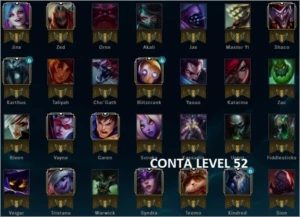 DUAS CONTAS BARATAS - League of Legends LOL