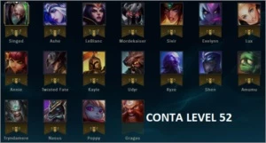 DUAS CONTAS BARATAS - League of Legends LOL
