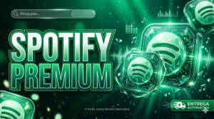 Plataforma Spotify Premium Gift Card 1 Mês - Assinaturas e Premium