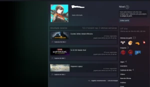 conta steam com cs go prime e hogwarts legacy - Counter Strike