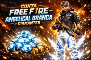 🔥Conta Free Fire com Calça Angelical – Item Raro🔥