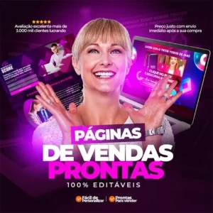 +677 Páginas De Vendas Prontas editaveis com Alta Conversão - Outros