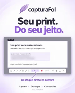 capturaFol — Captura de tela com desfoque para Windows - Outros