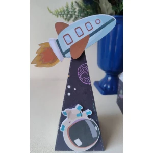 Kit Caixinhas Astronauta Personalizadas - Artesanato e Personalizados