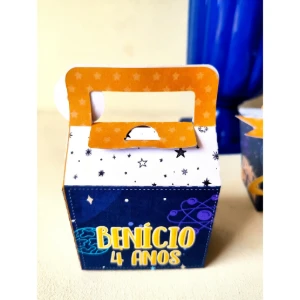 Kit Caixinhas Astronauta Personalizadas - Artesanato e Personalizados