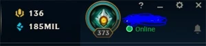 conta league of legends lvl 373,skins miticas LOL