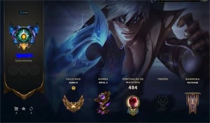 conta league of legends lvl 373,skins miticas LOL