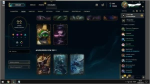 CONTA LEAGUE OF LEGENDS JANNA VITORIOSA LOL