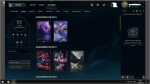 CONTA LEAGUE OF LEGENDS JANNA VITORIOSA LOL