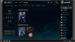 CONTA LEAGUE OF LEGENDS JANNA VITORIOSA LOL