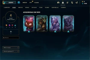 Conta de lol MESTRE 65% de win rate - League of Legends