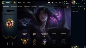 Conta gold 4 70% Winrate - League of Legends LOL