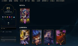 Conta League of Legends Full Acesso - 160 Champs e 85 Skins LOL