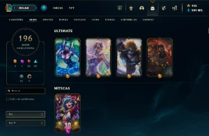CONTA LOL | TODOS CAMPEÕES | +120 SKINS | SKINN RARA URFWICK - League of Legends