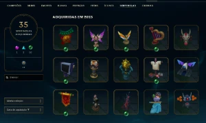 CONTA LOL | TODOS CAMPEÕES | +120 SKINS | SKINN RARA URFWICK - League of Legends
