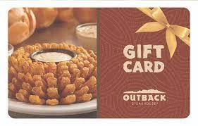 CARTAO PRESENTE GIFT CARD OUTBACK R$ 50 BRASIL - Gift Cards