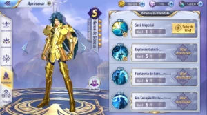 Conta Saint Seiya A139 - LV.51 Server recente S/vinculo - Saint Seiya Awakening SSA