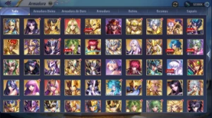 Conta Saint Seiya A139 - LV.51 Server recente S/vinculo - Saint Seiya Awakening SSA