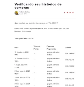 Conta de valorant com muias skins (imortal)