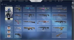 Conta de valorant com muias skins (imortal)