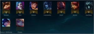 Conta LoL (Prata 2) (7 skins) (37 campeões) - League of Legends