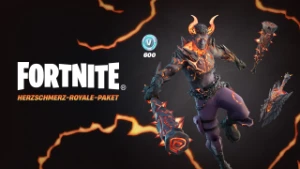 Pacote Fortnite - Heartbreak Royale Pack + 600 V-Bucks