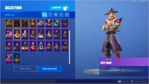 Conta Fortnite com Jhon Wick, Elite Agent e etc + 750 vbucks