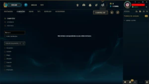 Conta League Of Legends de 2012 LOL