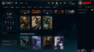 Conta League Of Legends de 2012 LOL