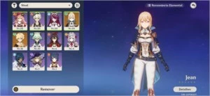 Conta Genshin Impact Reroll AR 10 Jean - Banner Garantido