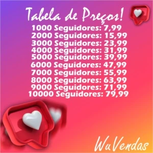 INSTAGRAM - Seguidores! - Redes Sociais