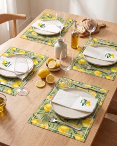 Guardanapo de Papel Limão Siciliano (12 unidades) - Artesanato e Personalizados