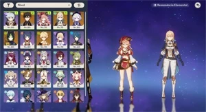 CONTA AR 50 COM 4 PERSONAGNES 5* E MAIS DE 5000 DE GEMA - Genshin Impact