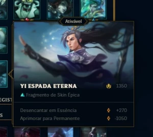 CONTA DE LEAGUE OF LEGENDS - PLATINA COM SKINS LENDÁRIA ✨🔥 LOL