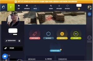 Conta Supremo Csgo Prime| Level 16GC | Medalhas | 1000 Horas - Counter Strike