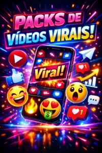 Packs de Vídeos Virais para Impulsionar Suas Redes Sociais!