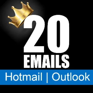 20X Contas De Email Antigas (Alta Qualidade) Outlook/Hotmail - Outros