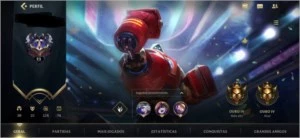 CONTA LEAGUE OF LEGENDS LOL