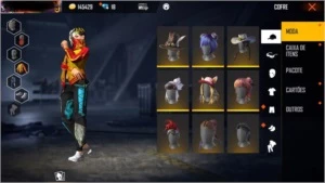 CONTA FREE FIRE MESTRE- GEMADA COM MAIS DE 60 SKINS