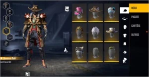 CONTA FREE FIRE MESTRE- GEMADA COM MAIS DE 60 SKINS