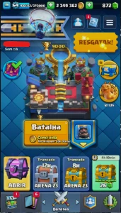 Conta Clash Royale Nvl 64 Com 47 Cartas De Elite