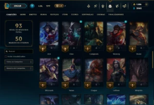 Bronze 2 com 55 Champs e 35 Skins ( MAIN ADC ) - League of Legends LOL