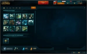 Conta LOL Platina V 117 Champions/ 85 skins - League of Legends